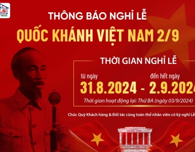 THÉP GIA LONG THÔNG BÁO LỊCH NGHỈ LỄ QUỐC KHÁNH 2/9