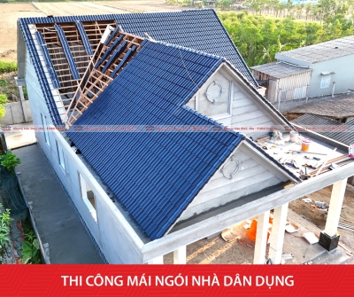 Công trình mái Thái ở Gò Công Đông