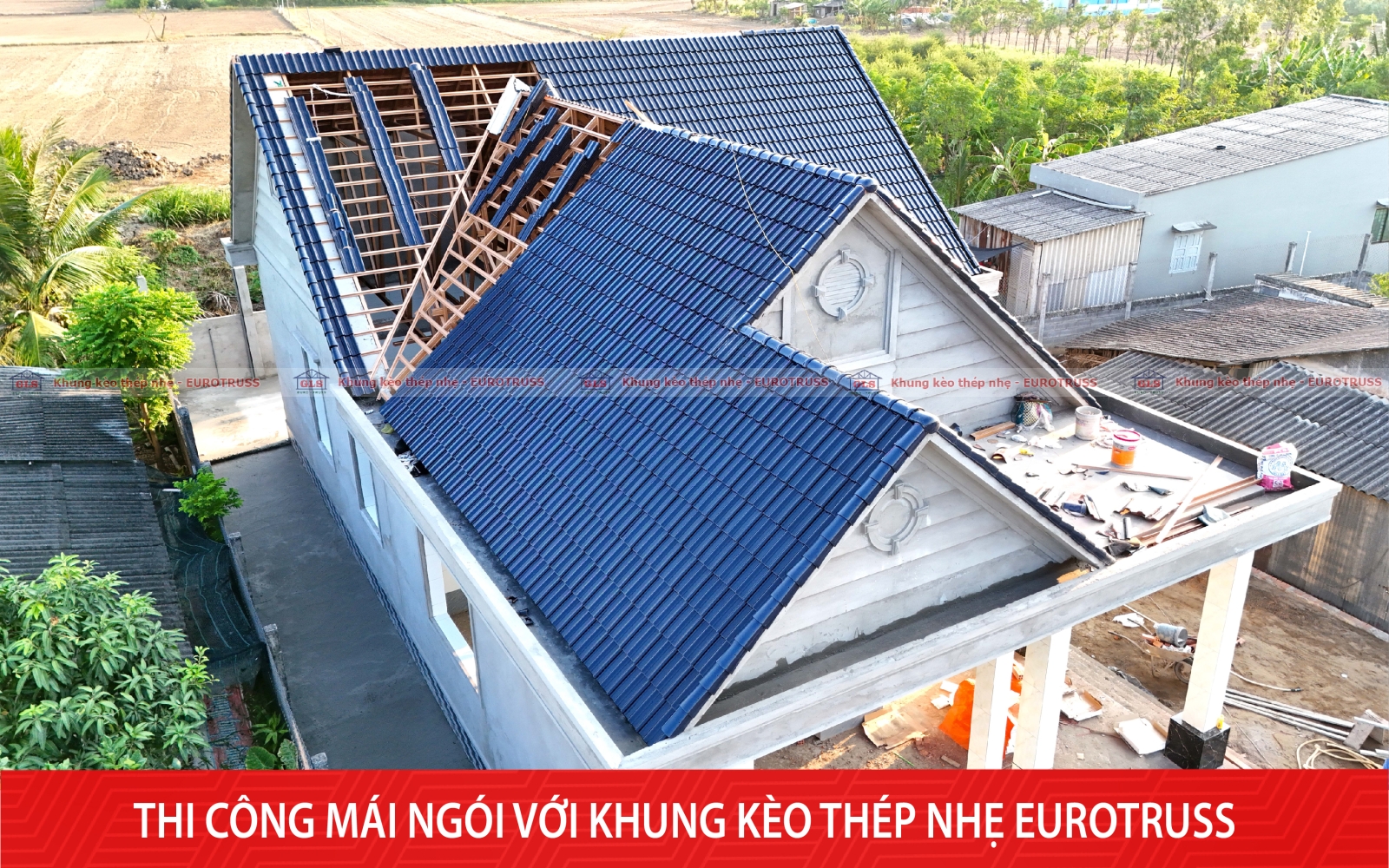Công trình mái Thái ở Gò Công Đông