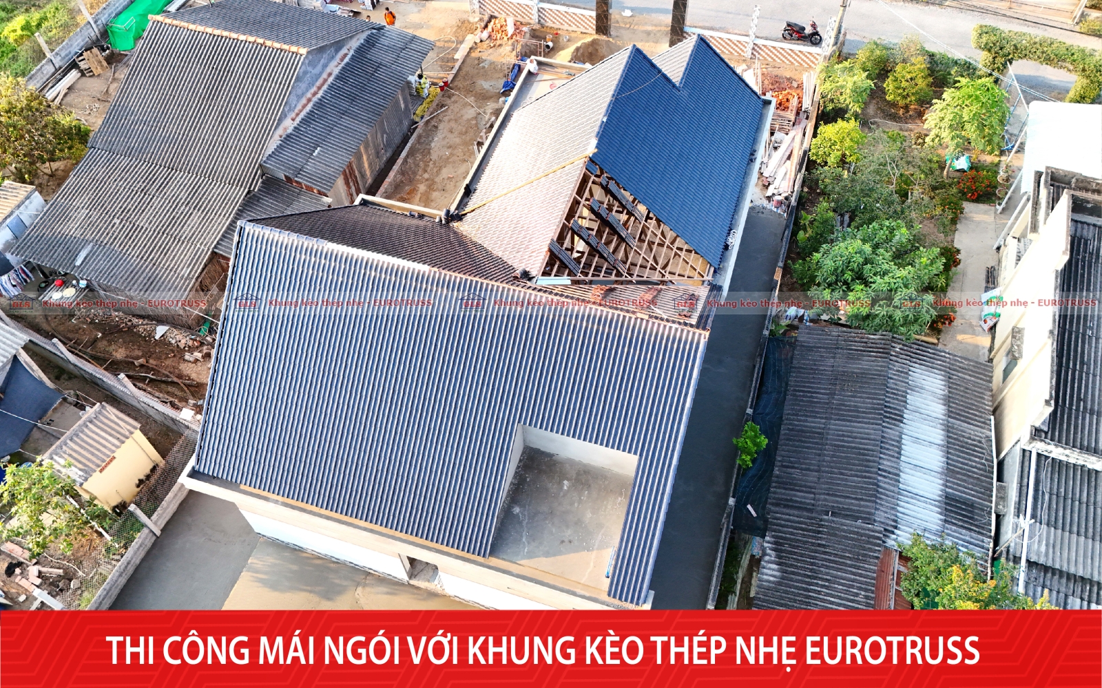 Công trình mái Thái ở Gò Công Đông