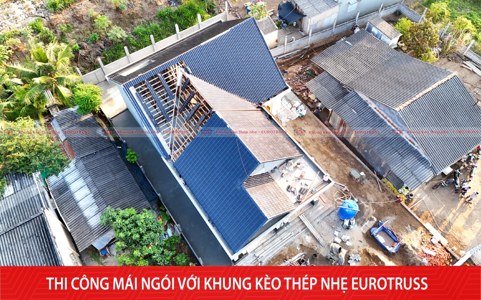 Công trình mái Thái ở Gò Công Đông